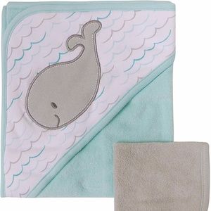 Neat Solutions Infant Towel & Washcloth Set - Whal